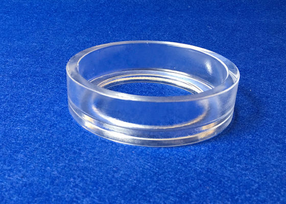 China Despeje el funcionamiento visual excelente del anillo del vidrio de cuarzo fundido con paso proveedor