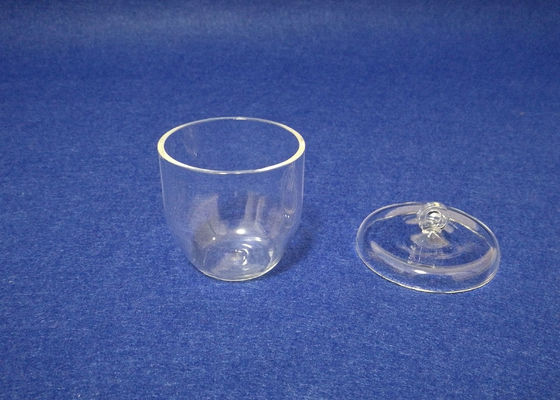China 25ML despejan el crisol del cuarzo fundido con el servicio de encargo de la cubierta disponible proveedor