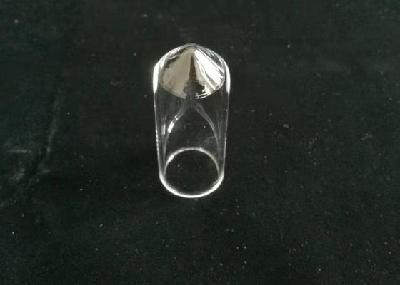China Despeje el tubo del vidrio de cuarzo fundido V, tipo inferior coniforme tubo de ensayo de cristal de silicona proveedor