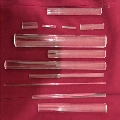 China Material helado de la arena de la pureza elevada SiO2 de Rod de cristal de cuarzo hecho proveedor