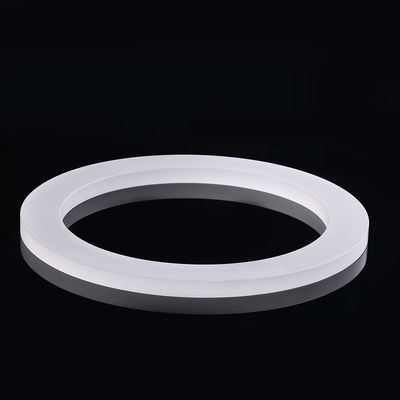 China Reborde lechoso del cuarzo fundido, anillo opaco estable termal del vidrio de cuarzo proveedor