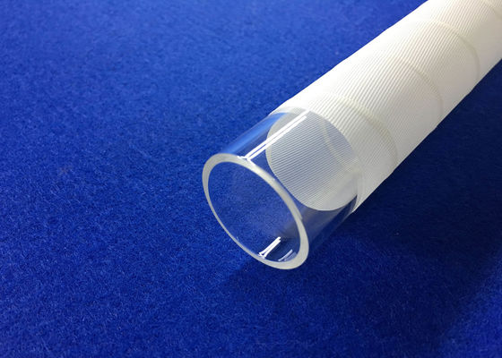 China PECVD fundió el OD el tubo de cristal de cuarzo de 30 milímetros con la fibra blanca de 3M usada en resistencia solar de la temperatura alta de la industria proveedor