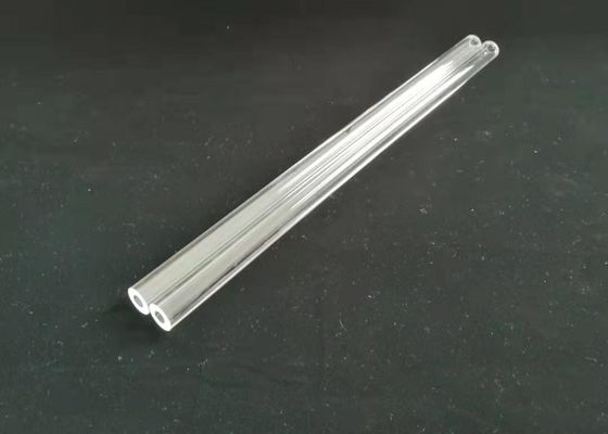 Tubo transparente/claro del cuarzo fundido con grueso de pared pesado de 3m m proveedor
