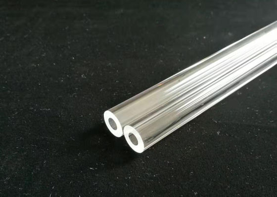 Tubo transparente/claro del cuarzo fundido con grueso de pared pesado de 3m m proveedor