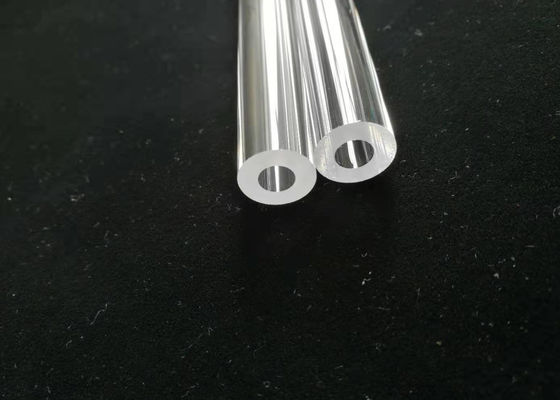 Tubo transparente/claro del cuarzo fundido con grueso de pared pesado de 3m m proveedor