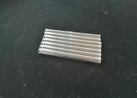 tubo de cristal pulido fuego de silicona del extremo del tubo de cristal de cuarzo fundido de 6m m OD proveedor