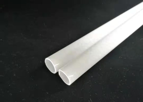 Tubo de cristal de silicona fundida lechoso/tipo del satén con 24m m OD y grueso de 2m m proveedor