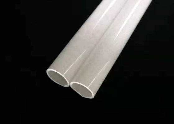 Tubo de cristal de silicona fundida lechoso/tipo del satén con 24m m OD y grueso de 2m m proveedor