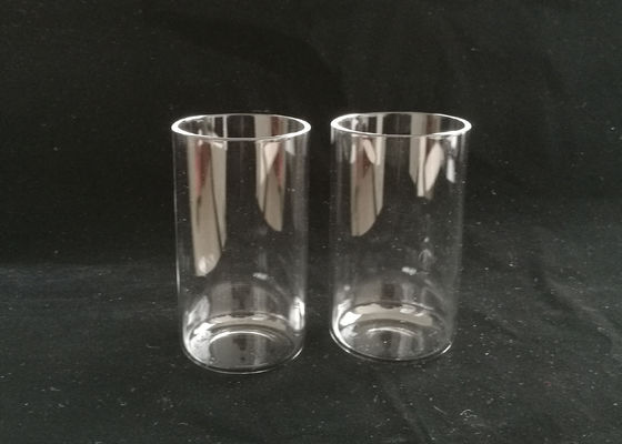 Tubo de cristal transparente/claro de cuarzo con el servicio de encargo de la parte inferior plana disponible proveedor