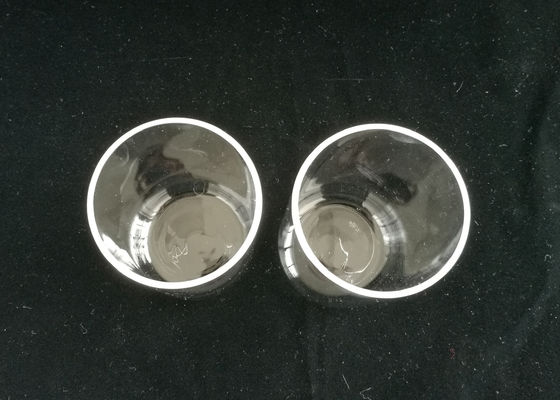 Tubo de cristal transparente/claro de cuarzo con el servicio de encargo de la parte inferior plana disponible proveedor