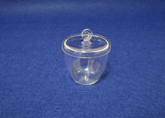 25ML despejan el crisol del cuarzo fundido con el servicio de encargo de la cubierta disponible proveedor