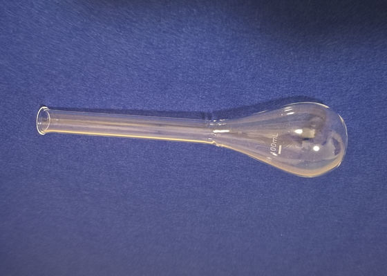 Cuarzo fundido personalizado Labware/frasco 100ML de Kjeldahl con el cuello largo proveedor