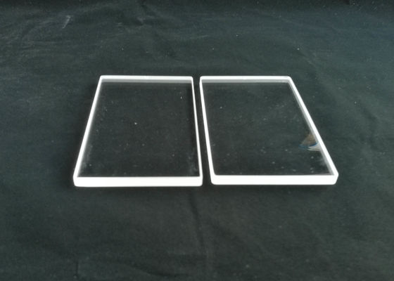 Placa de cristal personalizada L100xW50xT3mm de silicona para la ventana de visión proveedor