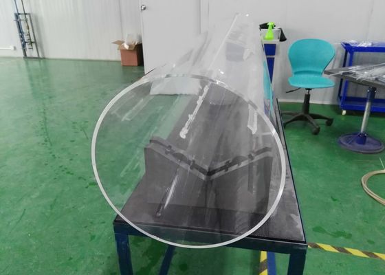Tubo de horno solar del vidrio de cuarzo de la industria con el diámetro exterior de 330m m proveedor