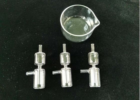 Productos de cristal de cuarzo del uso del laboratorio, pequeña botella modificada para requisitos particulares del reactor del cuarzo proveedor