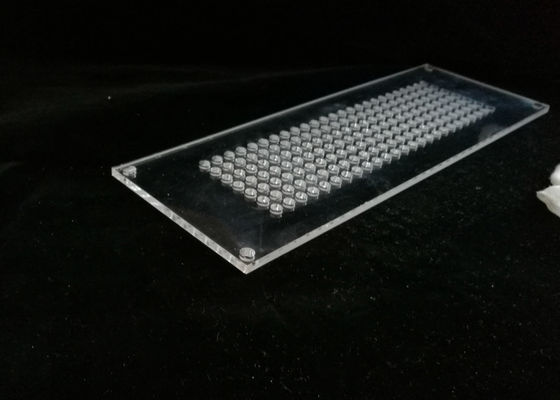 Placa óptica clara de la ventana de cristal de cuarzo con los agujeros JGS2 de tipo standard proveedor