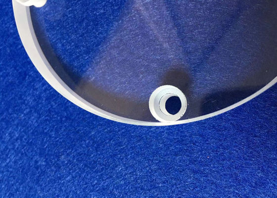 Disco redondo perforado del vidrio de silicona/disco del cuarzo fundido modificado para requisitos particulares con los agujeros proveedor