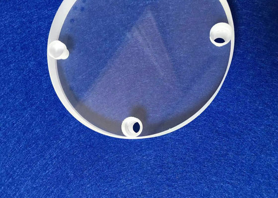 Disco redondo perforado del vidrio de silicona/disco del cuarzo fundido modificado para requisitos particulares con los agujeros proveedor