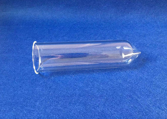 Crisol del vidrio de cuarzo fundido del uso del laboratorio con un pequeño agujero en la parte inferior proveedor