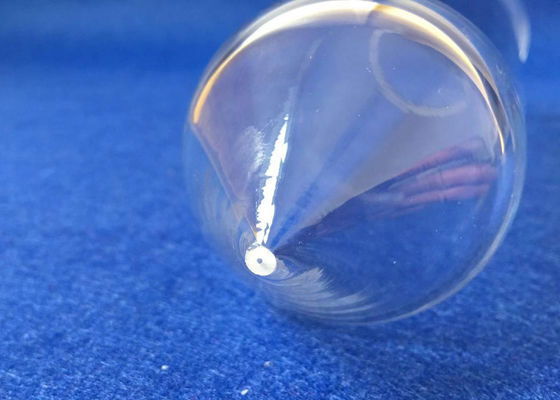 Crisol del vidrio de cuarzo fundido del uso del laboratorio con un pequeño agujero en la parte inferior proveedor
