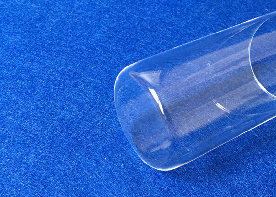 Tipo material de la parte inferior plana de la pureza elevada SiO2 del tubo de ensayo OD60mm del cuarzo hecho proveedor