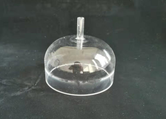 La campana de cristal del cuarzo fundido con un material de la pureza elevada del tubo hizo servicio de encargo disponible proveedor