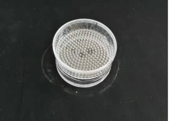 Productos de cristal translúcidos modificados para requisitos particulares de cuarzo soldados con autógena con una placa del agujero proveedor