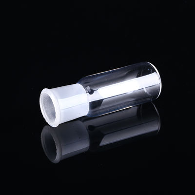Un tubo de ensayo cerrado del vidrio de cuarzo del extremo, productos de cristal de silicona de la parte inferior plana del claro proveedor