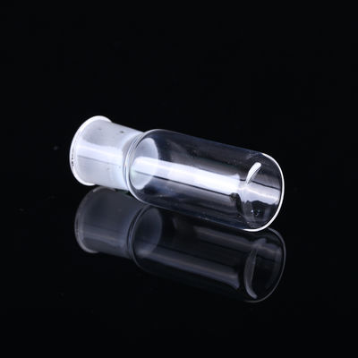 Un tubo de ensayo cerrado del vidrio de cuarzo del extremo, productos de cristal de silicona de la parte inferior plana del claro proveedor