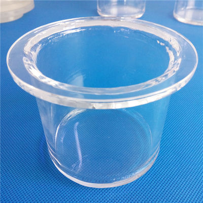 Reborde personalizado del cuarzo de la pureza elevada para el tubo de cristal de silicona proveedor