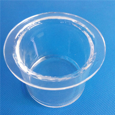 Reborde personalizado del cuarzo de la pureza elevada para el tubo de cristal de silicona proveedor
