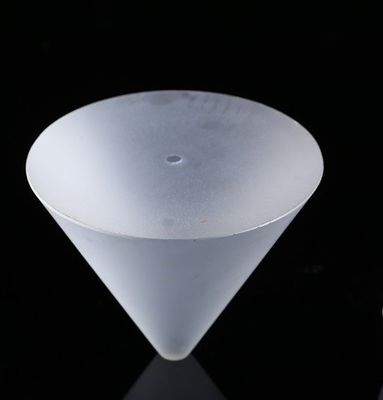 Cono modificado para requisitos particulares del vidrio de cuarzo fundido de la sustancia química sin la capa superficial proveedor