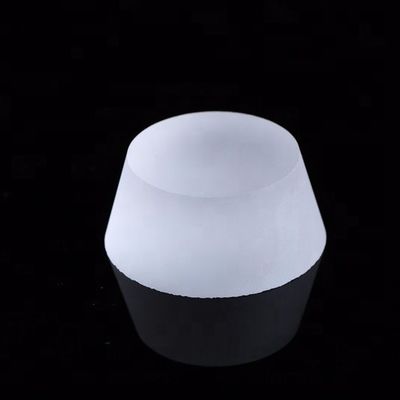 Productos de cristal translúcidos de cuarzo, tapón químico del cuarzo fundido del cargador proveedor