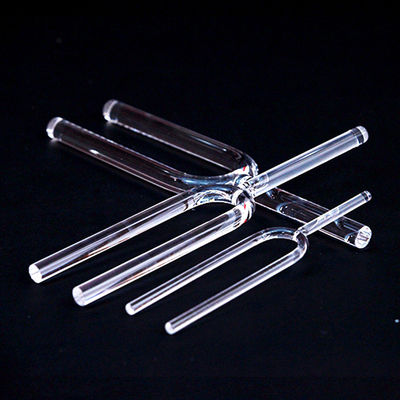 Productos sanos del cuarzo del uso de la terapia, diapasón del canto del cristal de cuarzo proveedor