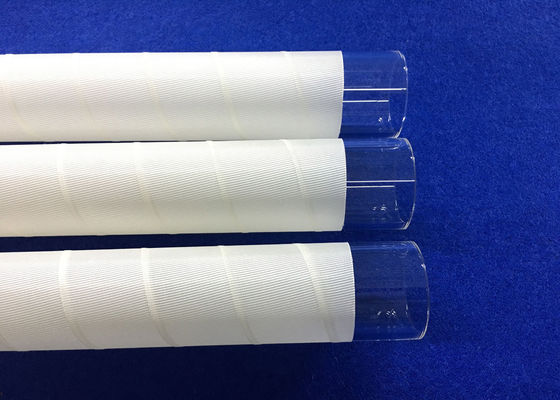 PECVD fundió el OD el tubo de cristal de cuarzo de 30 milímetros con la fibra blanca de 3M usada en resistencia solar de la temperatura alta de la industria proveedor
