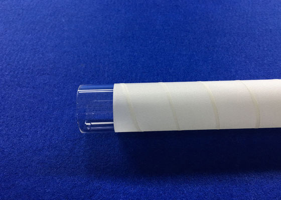 PECVD fundió el OD el tubo de cristal de cuarzo de 30 milímetros con la fibra blanca de 3M usada en resistencia solar de la temperatura alta de la industria proveedor