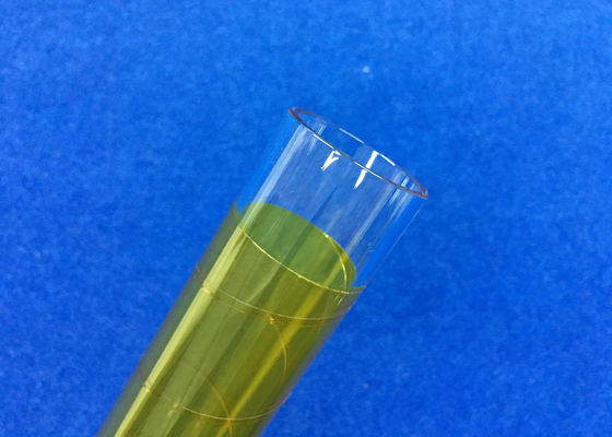 PECVD fundió el OD el tubo de cristal de cuarzo de 30 milímetros cubierto con la fibra amarilla de 3M usada en la industria de Photocoltaic cubierta proveedor